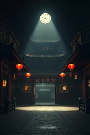 《三十七度诊所》竖版海报 夜间亮着灯的社区诊室