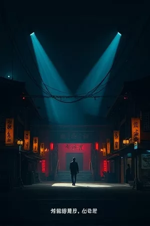 《雪落时分》竖版海报 落雪的小镇屋顶