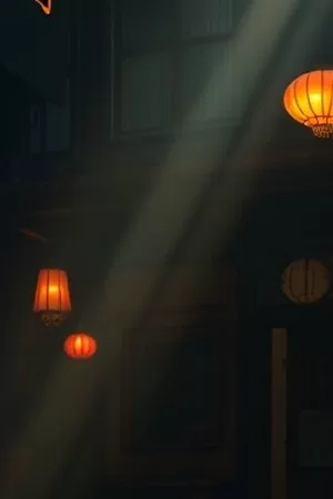 《捕光者》竖版海报 逆光中举起相机的手