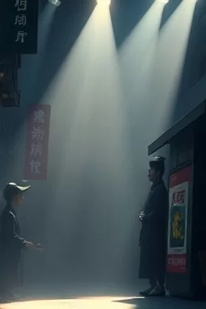 《南墙以北》竖版海报 斑驳砖墙与一条向北的小路